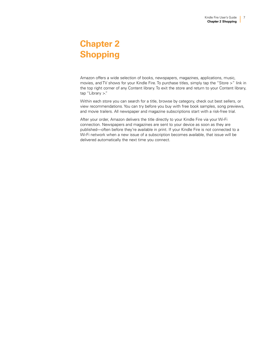 Amazon KNDFR8WIFI, B0051VVOB2, KNDFRHD16, 23-000454-01 manual Shopping 